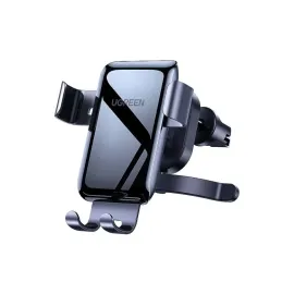 Gravity Phone Holder for Round Air Vent - Black