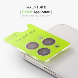 HALOSURE Geordi Camera Lens Protector - Clear For iPhone 15/15 Plus