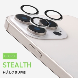 HALOSURE Geordi Camera Lens Protector - Clear For iPhone 16 Pro/16 Pro Max