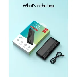 RAVPower RP-PB1228 PD Pioneer 10000mAh 20W Power Bank Black