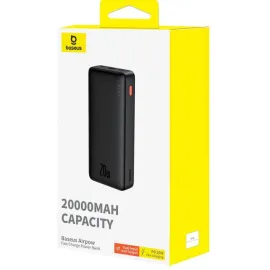 Baseus 20000 mAh Airpow Fast Charge Power Bank 20W Cluster Black