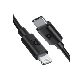 RAVPower TypeC-Lightning Cable 1m TPE Black