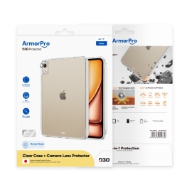 ArmorPro iPad Air 11 inch Clear Case With Camera Lense Protector