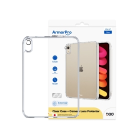 ArmorPro iPad Mini 6-7 Clear Case With Camera Lense Protector