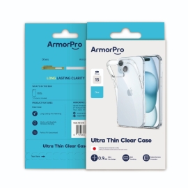 ArmorPro iPhone 15 Clear Case Armor Protection