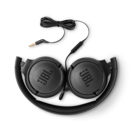 JBL Tune 500 Black Wired Headphones