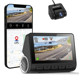Dashcam 4K GPS WIFI 24h Parking Monitor Dash Cam for Car