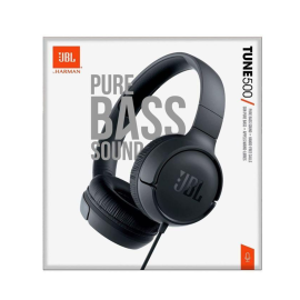 JBL Tune 500 Black Wired Headphones