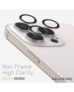 HALOSURE Geordi Camera Lens Protector - Clear For iPhone 17 Pro/17 Pro Max