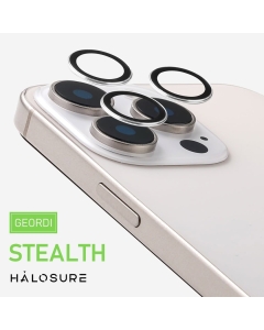 HALOSURE Geordi Camera Lens Protector - Clear For iPhone 15 Pro/15 Pro Max