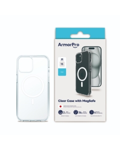 ArmorPro iPhone 15 Clear Case With Magsafe
