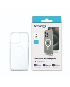 ArmorPro iPhone 15 Pro Clear Case With Magsafe