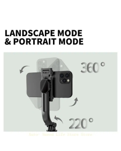 Selfie Tripod Build-in Detachable Remote with Extendable Length