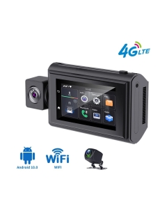 4G 3Inch Android10.0 Dash Cam GPS Navigation ADAS Car Dvr Camera Full HD 1080P