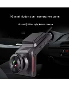 4G Sim Cloud Car Dash Camera Dvr With App Live Front and Rear Inside