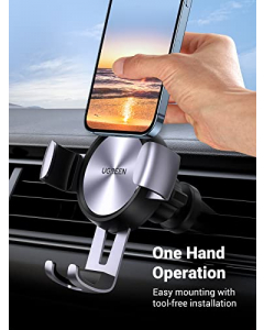 UGREEN Car Phone Holder Gravity Air Vent Auto Lock